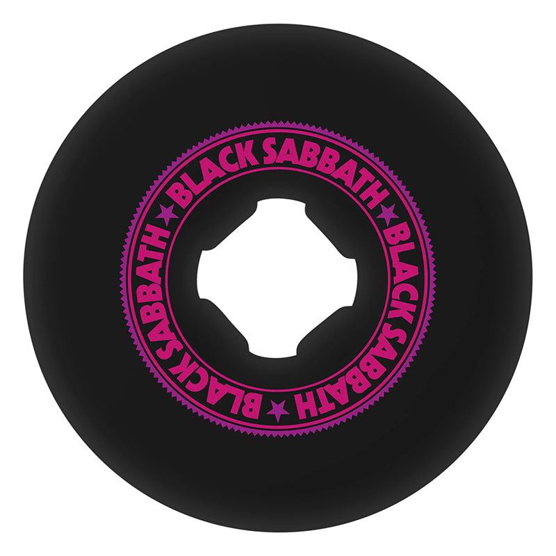 OJ 56mm 99a Black Sabbath Paranoid Chubbies Black Skateboard Wheels 4pk