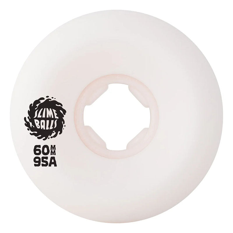 Slime Balls 60mm 95a Death of Dull Vomits White Skateboard Wheels 4pk
