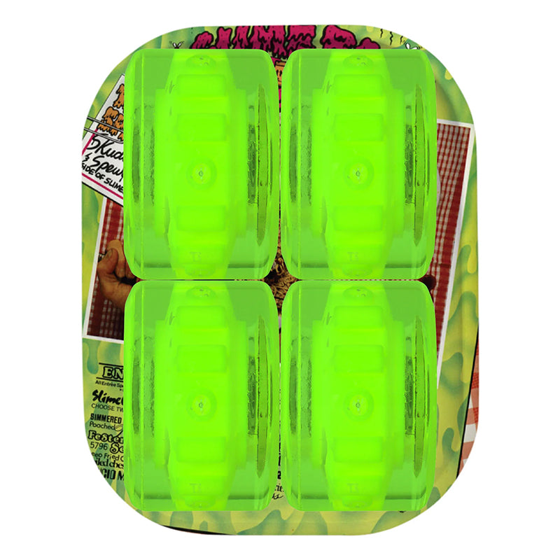 Slime Balls 60mm 78a SB Cafe Light Ups OG Slime Green Skateboard Wheels 4pk