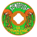 Slime Ball 54mm  95a Ed Templeton Vomit Mini Orange Hardline Skateboard Wheels 4pk