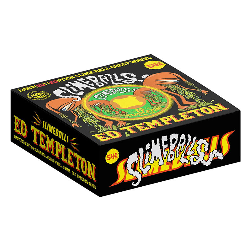 Slime Ball 54mm  95a Ed Templeton Vomit Mini Orange Hardline Skateboard Wheels 4pk