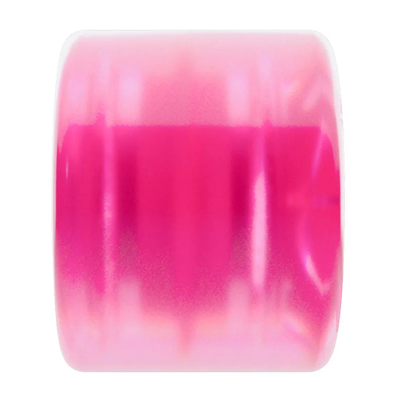 OJ 55mm 78a Bubble Gum Mini Super Juice Transparent Pink Skateboard Wheels 4pk