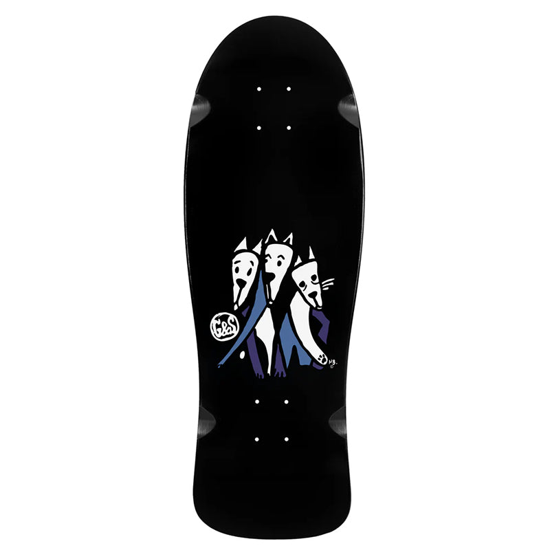G&S 10.0" x 31.0" Neil Blender 3 DOGS Skateboard Deck