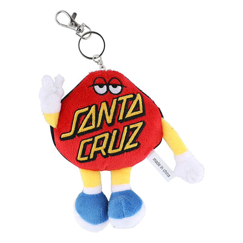 Santa Cruz Dot Guy Plush Key Chain Red OS Youth (ON THE WAY)