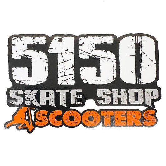 5150 Skate Shop SCOOTER Sticker 5.5” x 3.5" Medium 5150 Skate Shop