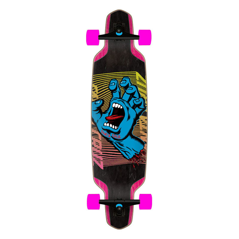 Santa Cruz Split Hand 9.5" x 37.52" Drop Down Cruiser Complete Longboard (Dylans Special)
