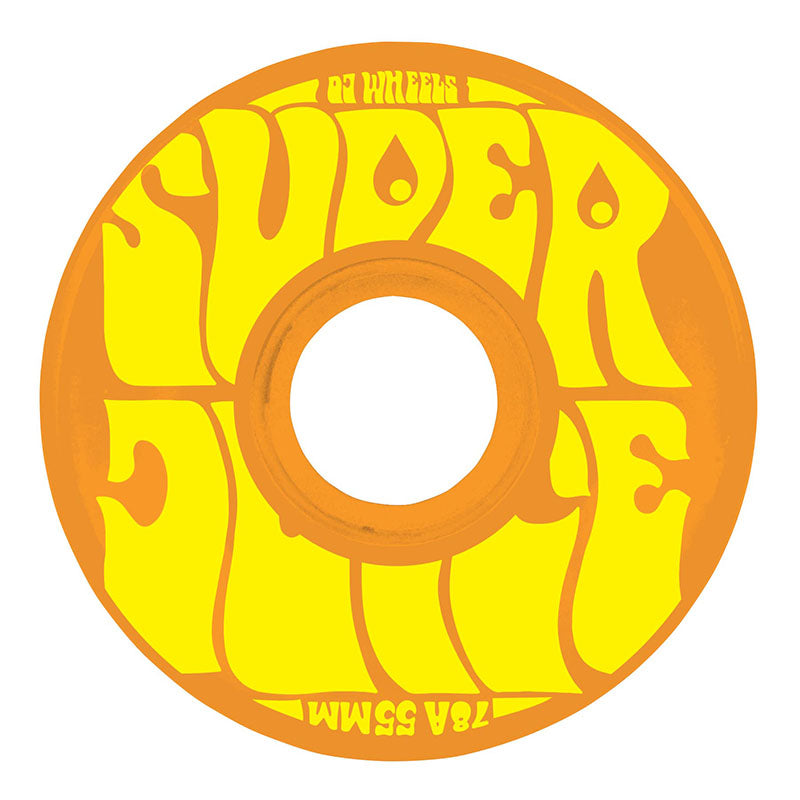 OJ 55mm 78a Mini Super Juice Orange Skateboard Wheels 4pk