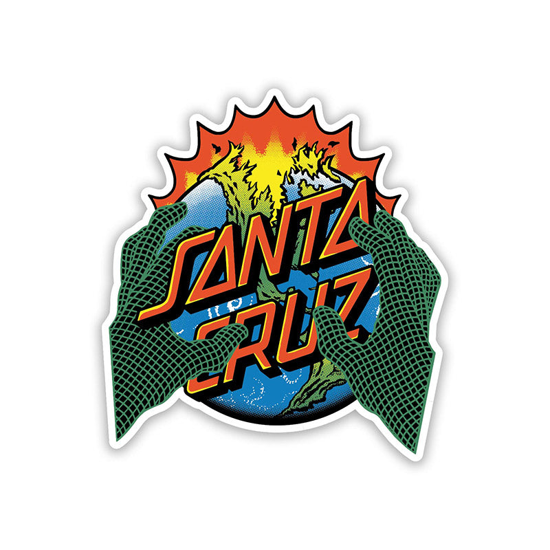 Santa Cruz 3.5" x 3.75" Kendall End Of The Dot Sticker