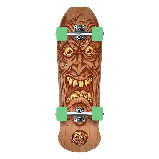 Santa Cruz Roskopp Face 9.5i" x 31" Shaped Cruiser Complete Skateboard (Dylans Special)