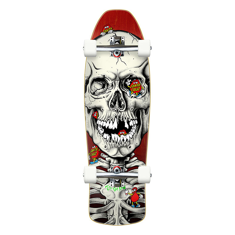 Santa Cruz Dot Dudes 10.32" x 34.0" Shaped Cruiser Complete Skateboard (Dylans Special)