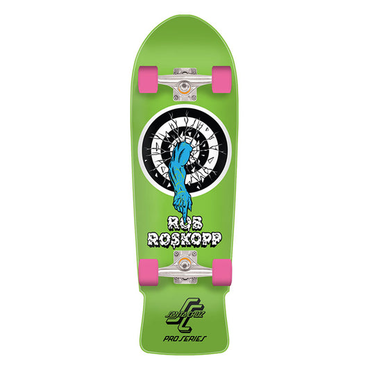 Santa Cruz Roskopp One 10.0" x 31.4" Shaped Cruiser Complete Skateboard (Dylans Special)