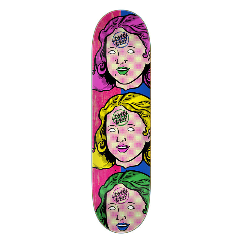 Santa Cruz 8.0" x 30.50" Possessed Head FeelBase Skateboard Deck