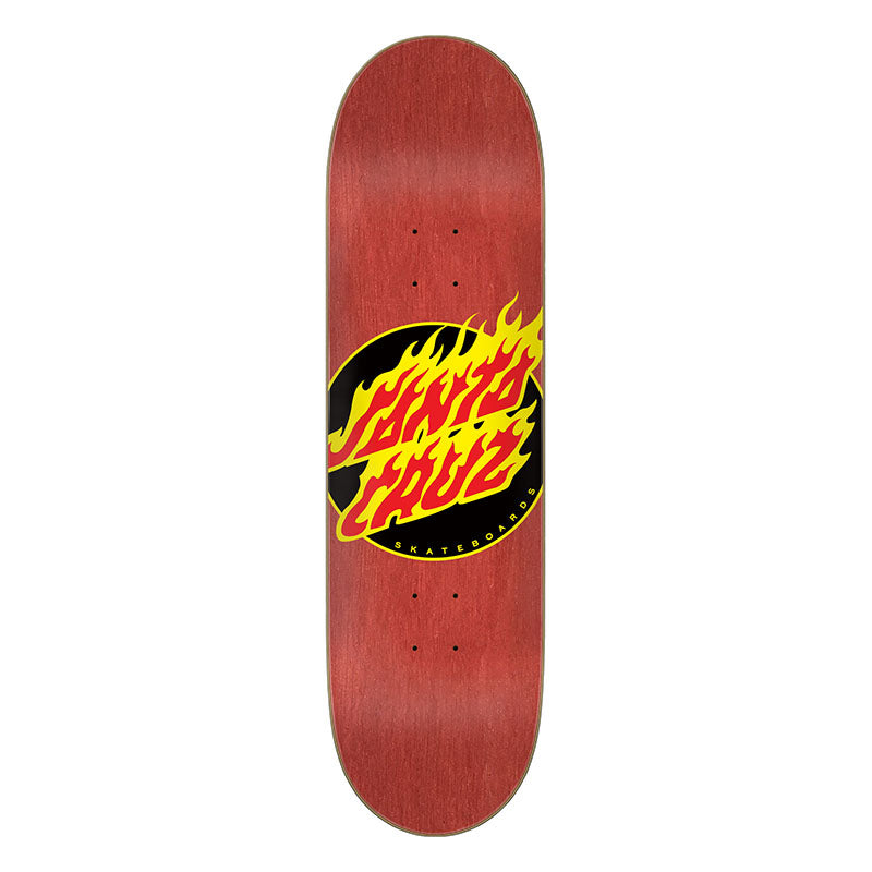 Santa Cruz 7.25" x 27.00" Flame Dot Skateboard Deck