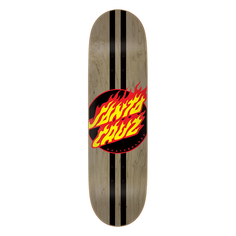 Santa Cruz 8.6" x 31.95" Flame Dot Skateboard Deck