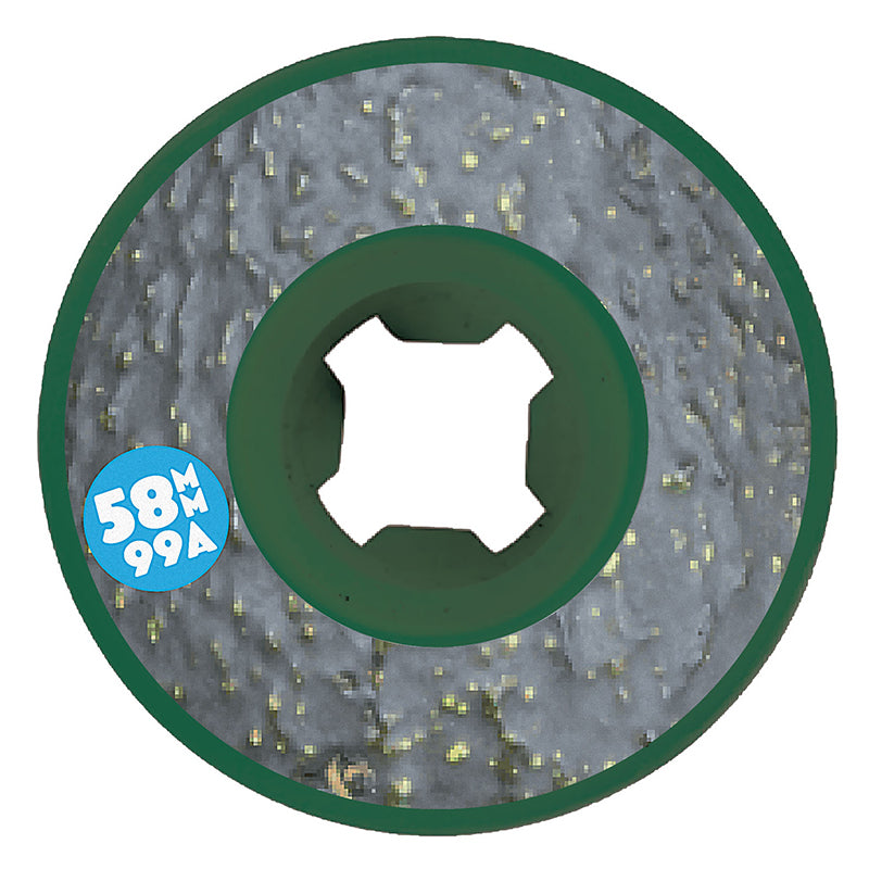 OJ  58mm Avocado Lil Doodies Green 99a Skateboard Wheels 4pk