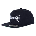 Independent Span Embroidered Snapback Structured Hat Dk Navy/White OS Unisex