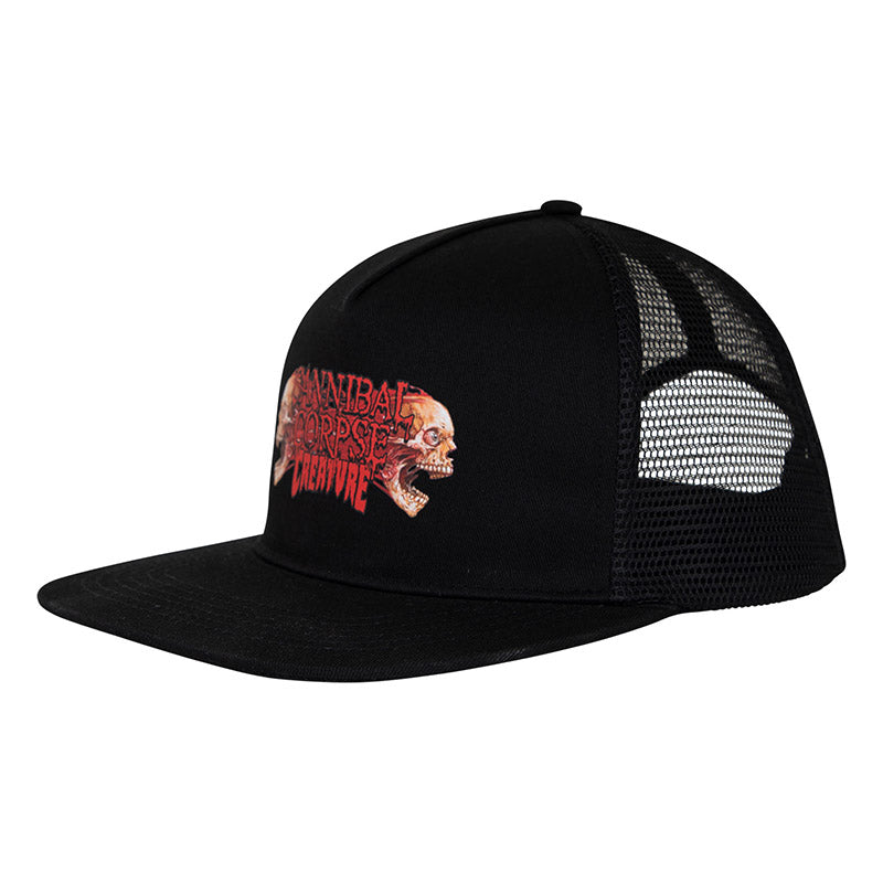 Creature Cannibal Corpse Snapback Structured Hat Black OS Unisex