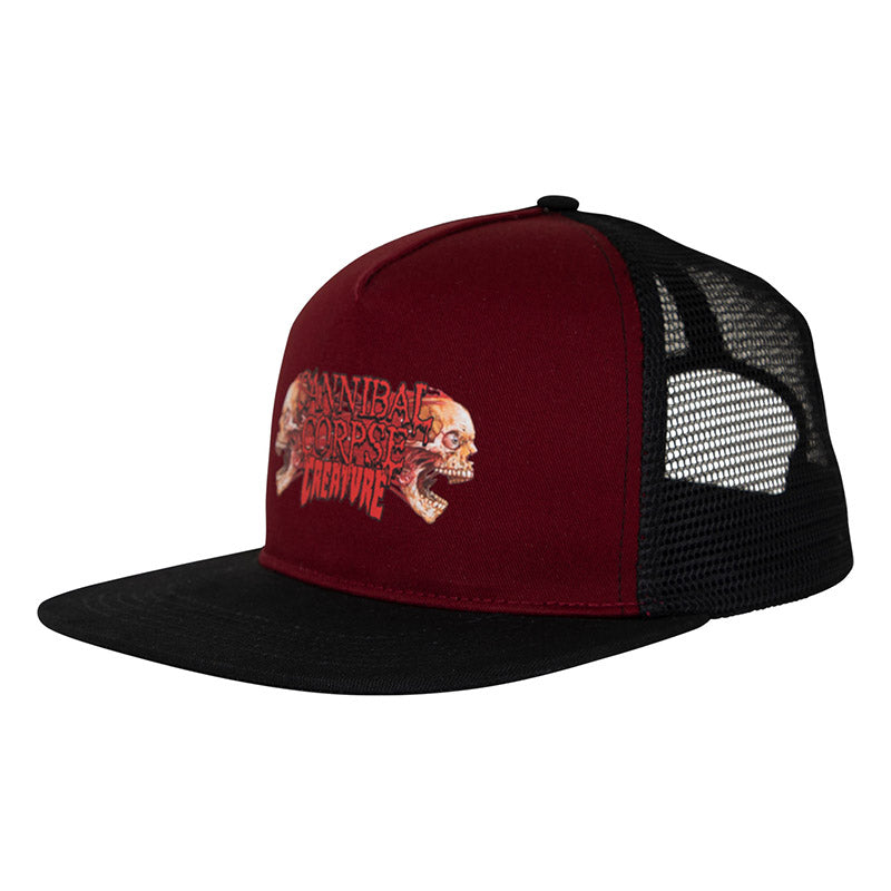 Creature Cannibal Corpse Snapback Structured Hat Cardinal OS Unisex