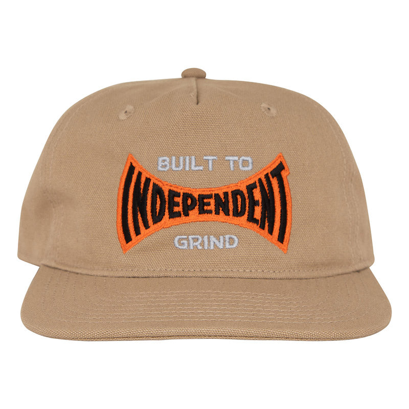 Independent  Built To Grind Span Snapback Unstructured Hat Unisex