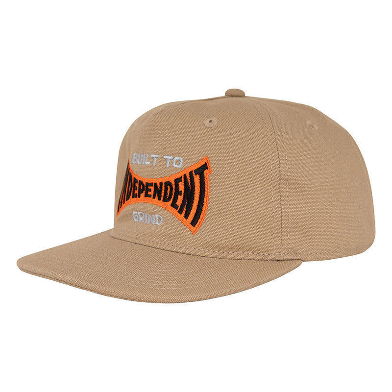 Independent  Built To Grind Span Snapback Unstructured Hat Unisex