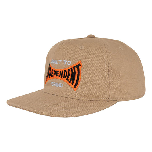 Independent  Built To Grind Span Snapback Unstructured Hat Unisex