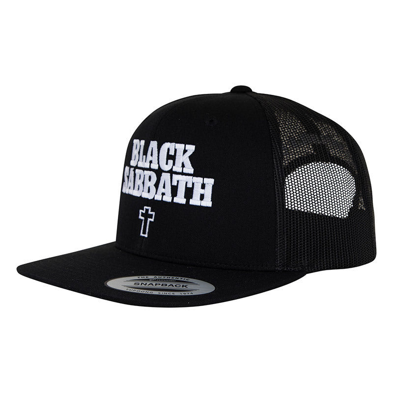 OJ Wheels Black Sabbath Snapback Structured Hat Black OS Mens