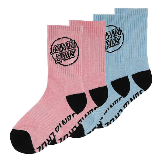 Santa Cruz Opus Strip 4-Pack Youth Socks