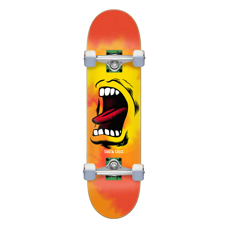 Santa Cruz 8.00" x 31.25" Big Mouth Flame Full Complete Skateboard