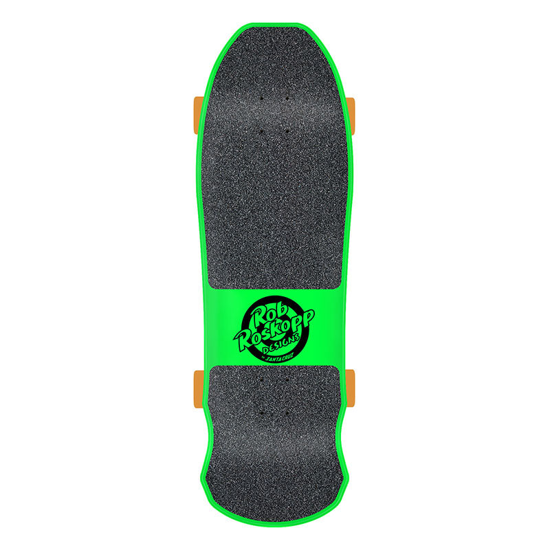 Santa Cruz 9.5" x 31" Roskopp Face Shaped Cruiser Complete Skateboard
