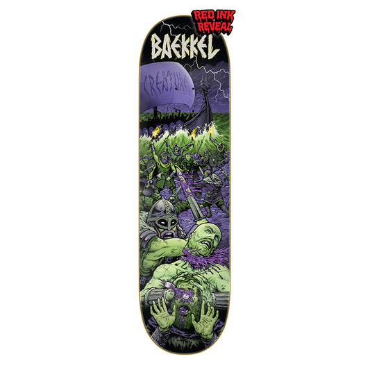 Creature 8.6" x 32.11" Baekkel Warriors VX Deck Skateboard Deck