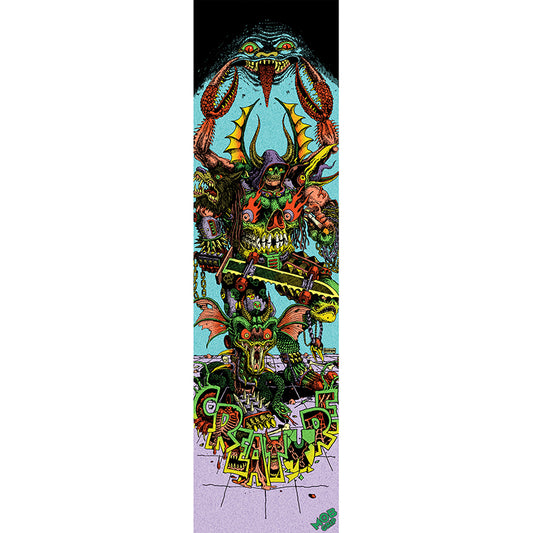 Mob Grip 9" x 33" Creature Riot1394 Hallucination Sheet Graphic Skateboard Grip Tape