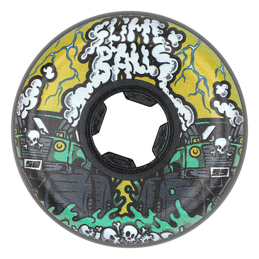 Slime Balls 58mm 99a Accelerator Vomit Mini Black Skateboard Wheels 4pk