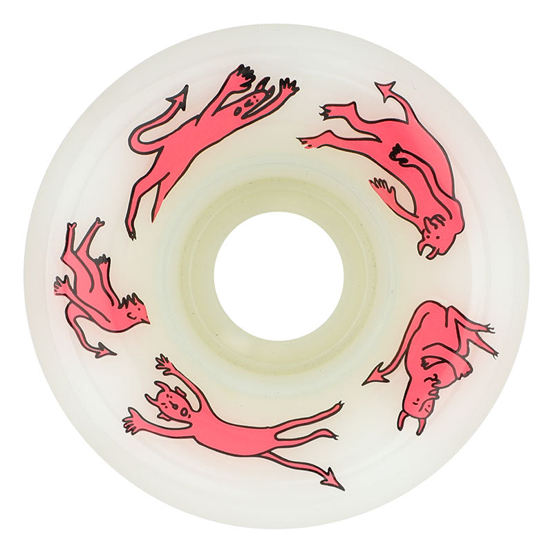 OJ  55mm 99a Nick Boserio Little Devils Original White Skateboard Wheels 4pk