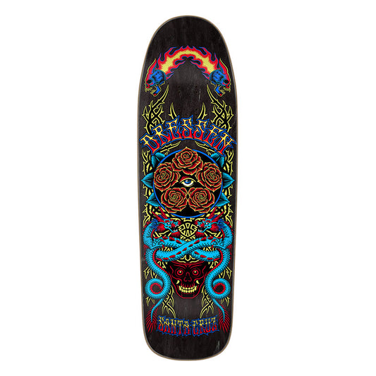 Santa Cruz 9.30" x 32.36"  Dressen Rose Crew Five Pro Shaped Skateboard Decks