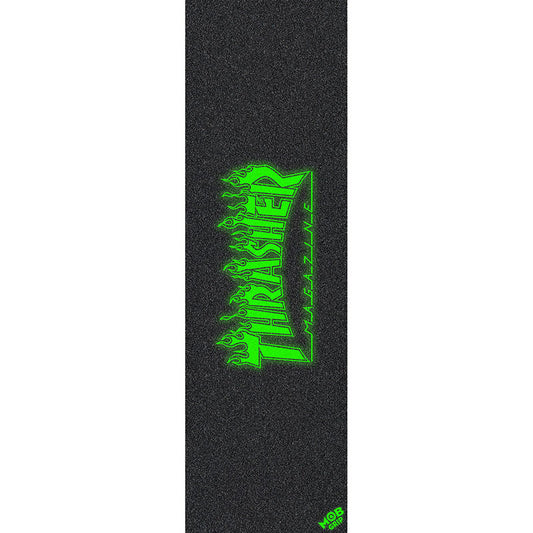 Mob Grip Tape 10" x 33" Thrasher Flame Glow Logo Sheet Graphic