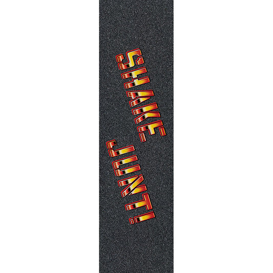 Mob Grip Tape 9" x 33" Shake Junt Big Spray Logo Red Chrome Sheet Graphic