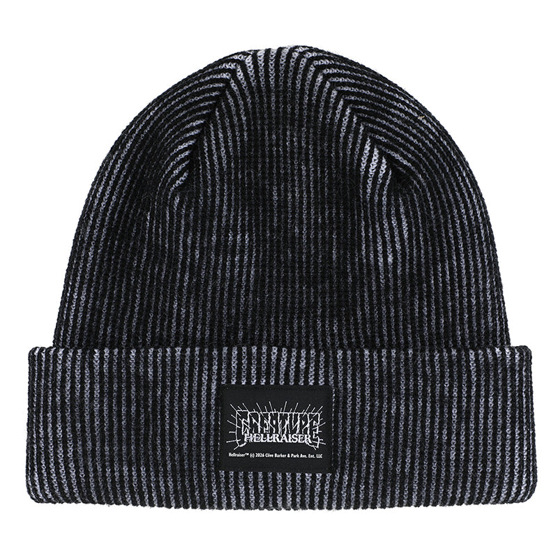 Creature Hellraiser Beanie Long Shoreman Hat Black/White OS Unisex