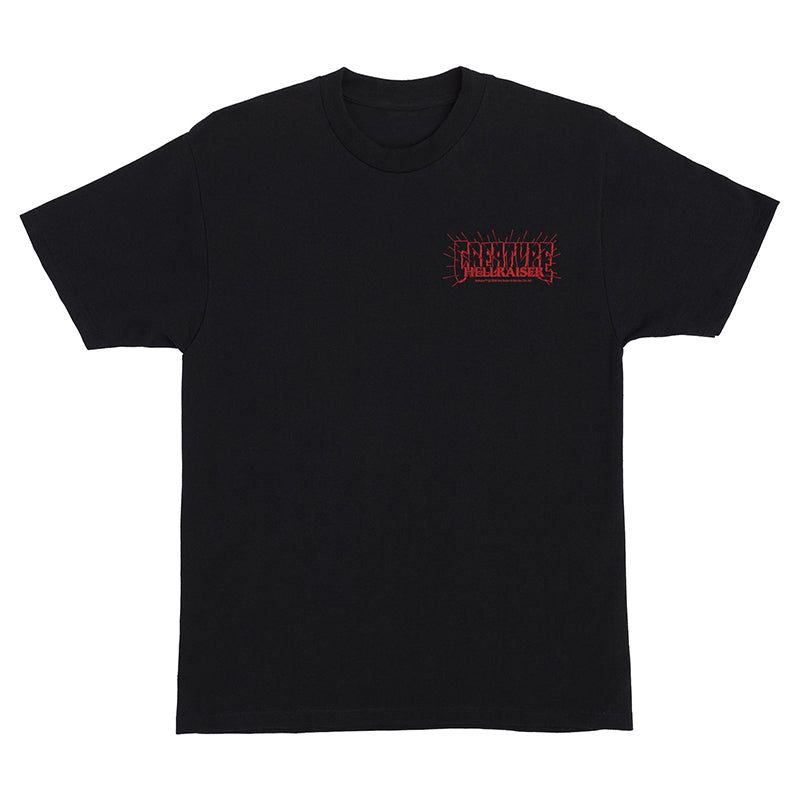 Creature X Hellraiser S/S Heavyweight Black Mens T-Shirts