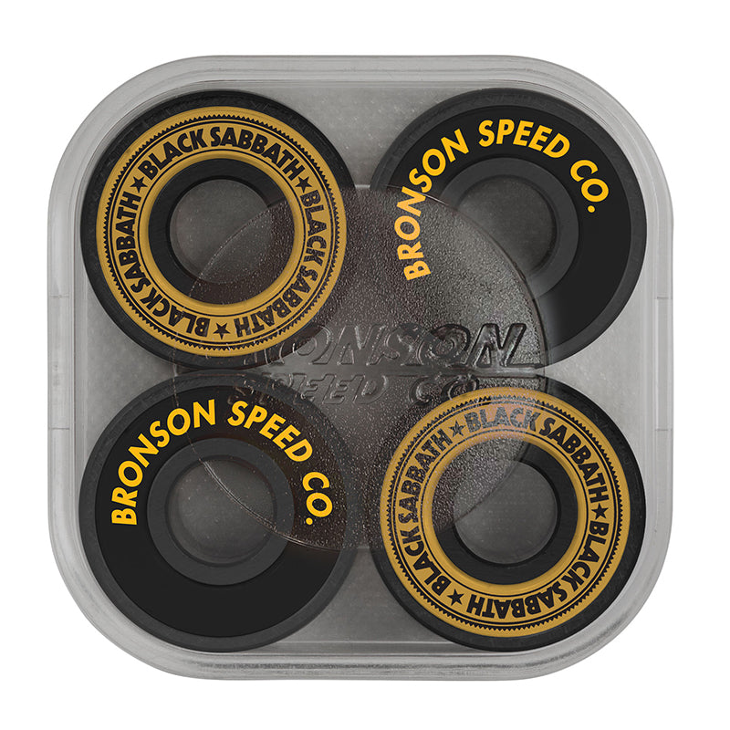 Bronson Speed Co. Black Sabbath G3 Skateboard Bearings 8pk