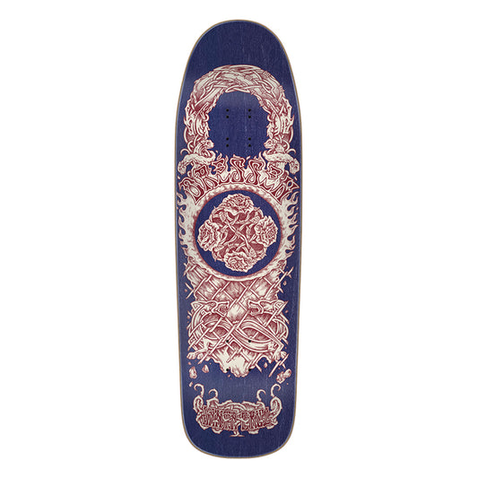 Santa Cruz 9.30" x 32.36" Dressen Pen Roses Pro Shaped Skateboard Decks