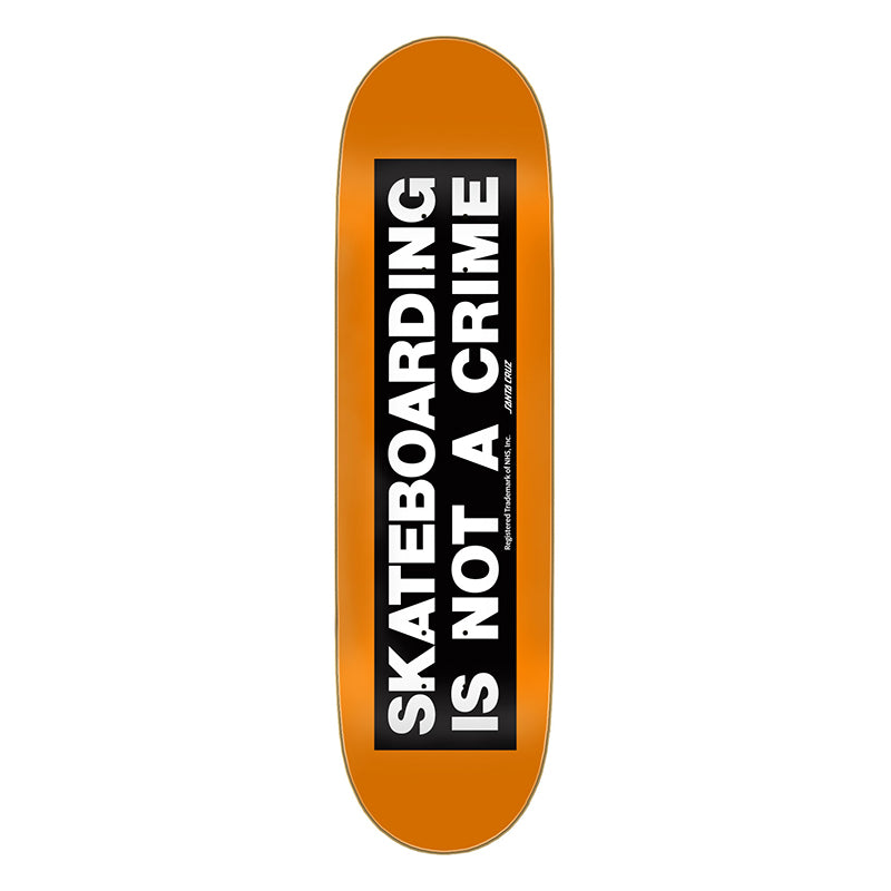 Santa Cruz 8.5" x 32.2" Crime Birch Skateboard Decks