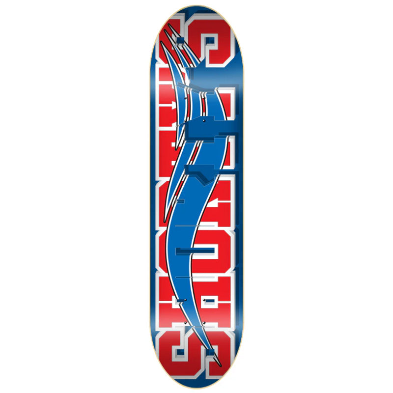 Shorty's SkateBlock BLUE/RED 8.25" Skateboard Deck