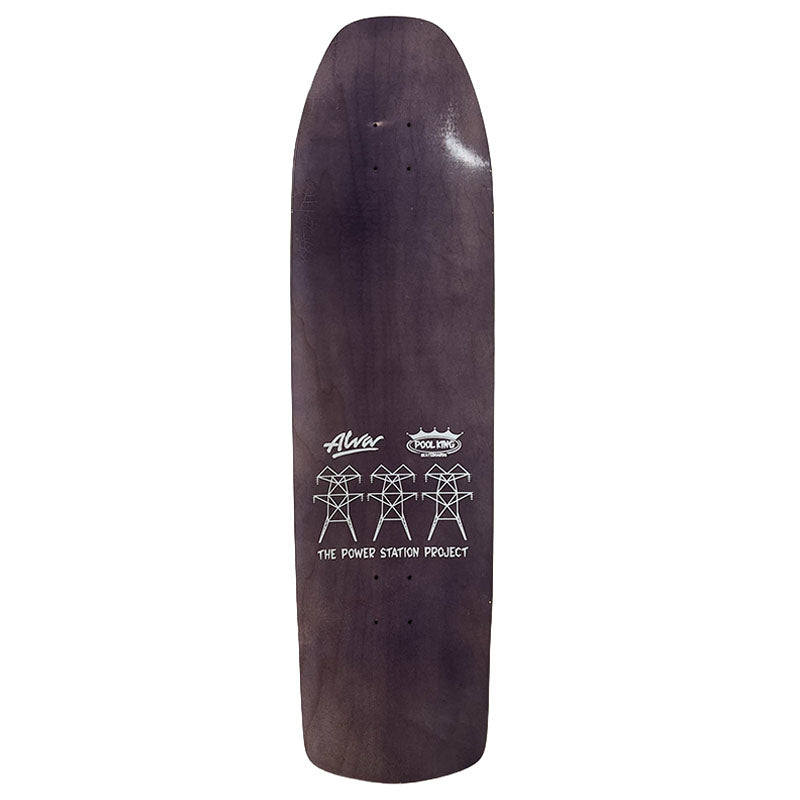 Alva 10" x 36-1/4" WB 19-3/4" Purple Dip 1 of 1 Skateboard Deck