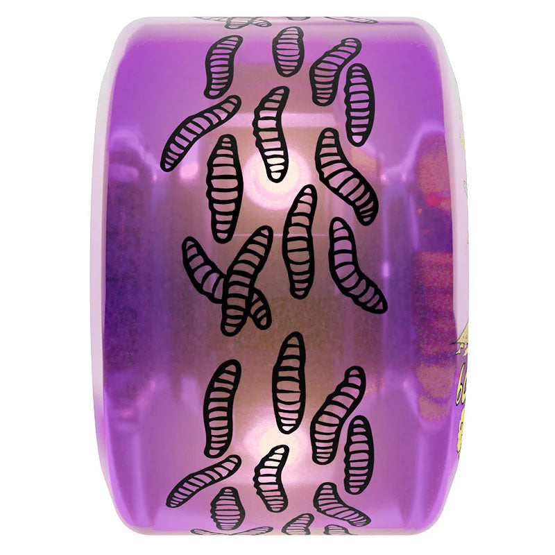 Slime Balls 60mm 78a Sam Hitz Light Ups OG Slime Purple Skateboard Wheels 4pk