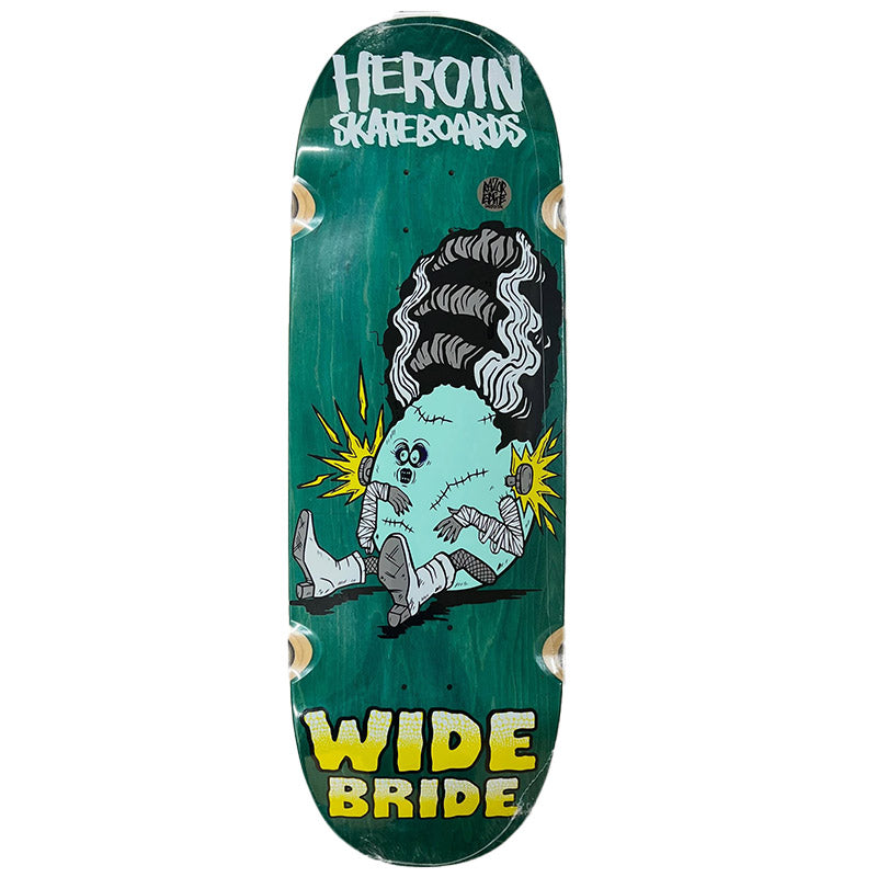 Heroin 10.4" x 32.5" WIDE BRIDE #B2 Skateboard Deck