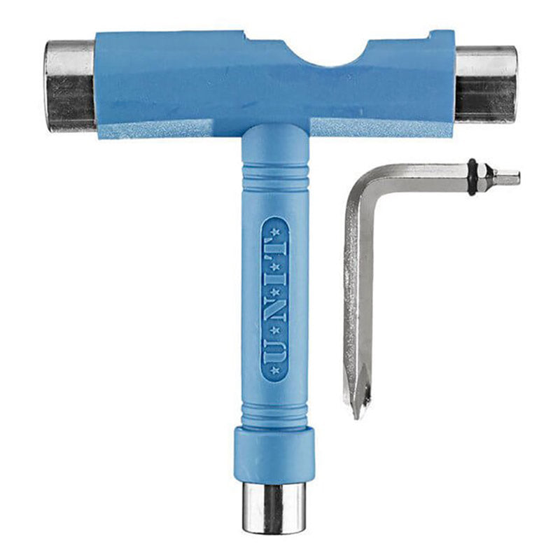 UNIT TOOL LIGHT BLUE/CHROME Skateboard Tool