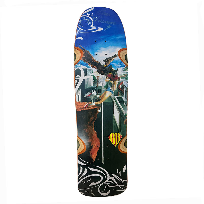 Brad Bowman 9.0" Signed Shaped Skateboard Deck