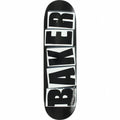 BAKER 8.0"x 31.5" BRAND LOGO BLACK/WHITE Skateboard Deck (Mellow Concave)