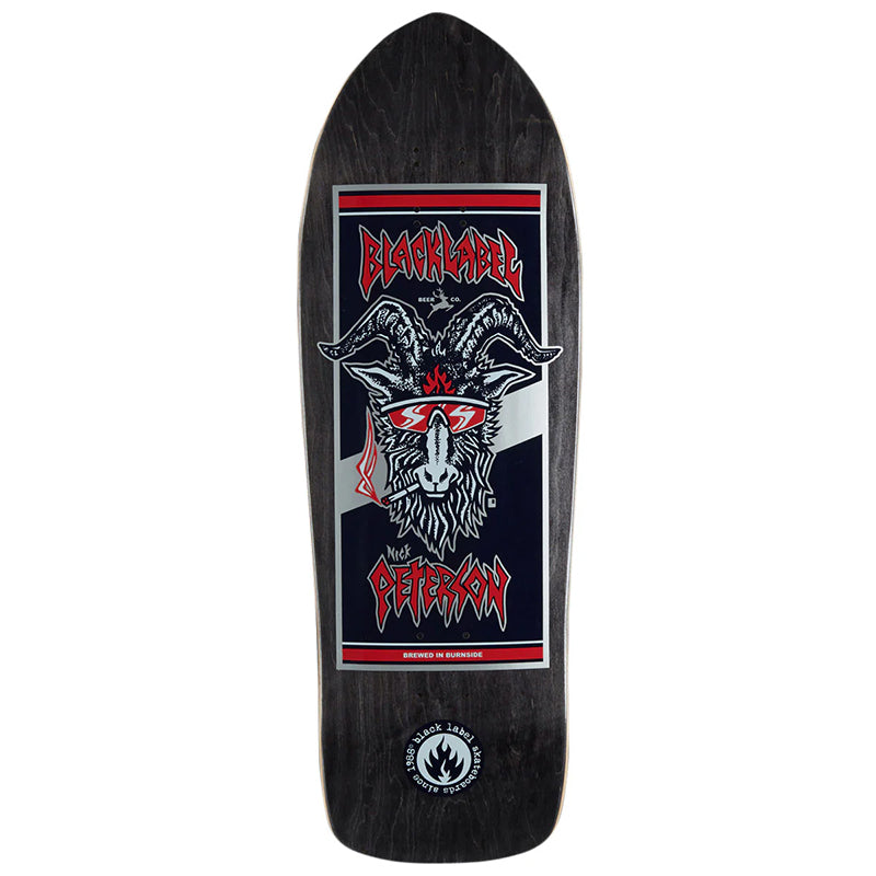 Black Label 10.25" NICK PETERSON BURNSIDE BREW Skateboard Deck