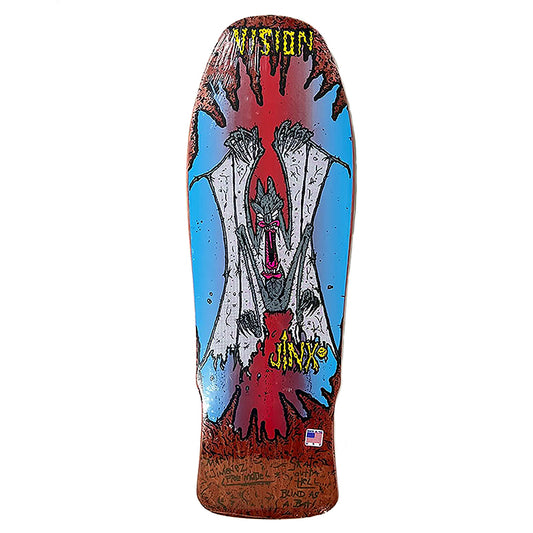 Vision 9.75" x 31" Original Jinx Brown Stain Skateboard Deck